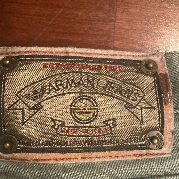 Green Armani jeans 00 - Picture 9 of 9